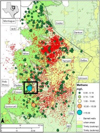 Methane in the Groundwater of Hood and Parker Counties Linked to Natural Sources