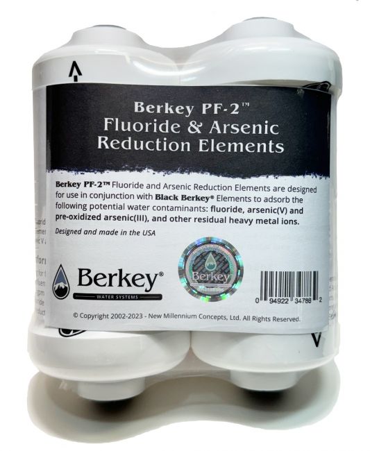 Berkey Phoenix Filter Elements and PF-2 Fluoride Filters Combo