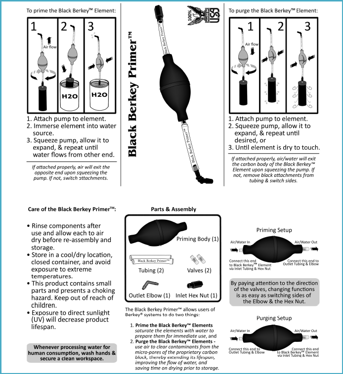 Berkey Primer Instructions