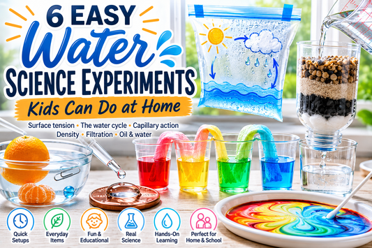 6 easy water science experiments kids can do at home