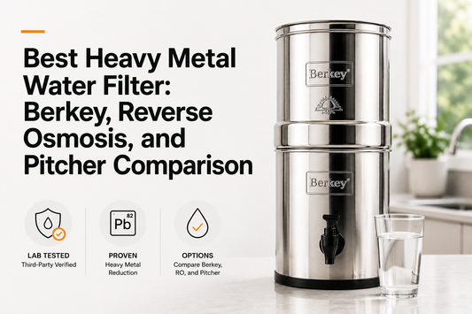 best heavy metal water filter berkey ro pitcher