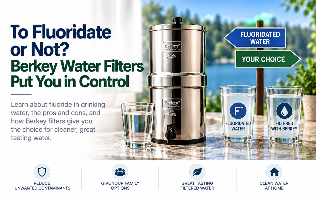 To Fluoridate or Not: Berkey Water Filters Put You In Control