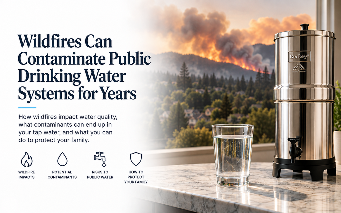 Wildfires Can Contaminate Public Drinking Water Systems for Years