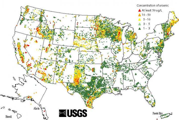 Arsenic in Well Water Poses a Health Threat to Residents Across the USA  