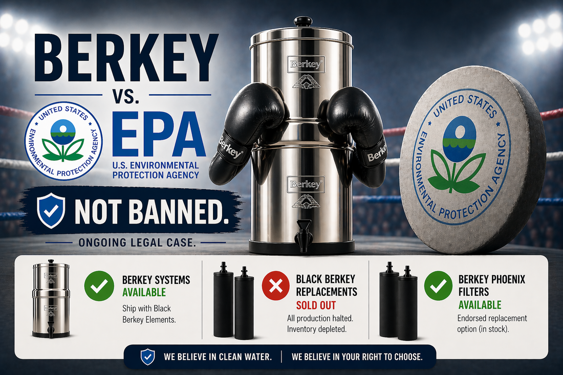 berkey water filters sues the epa. updates on epa vs berkey lawsuit.