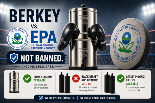 berkey water filters sues the epa. updates on epa vs berkey lawsuit.