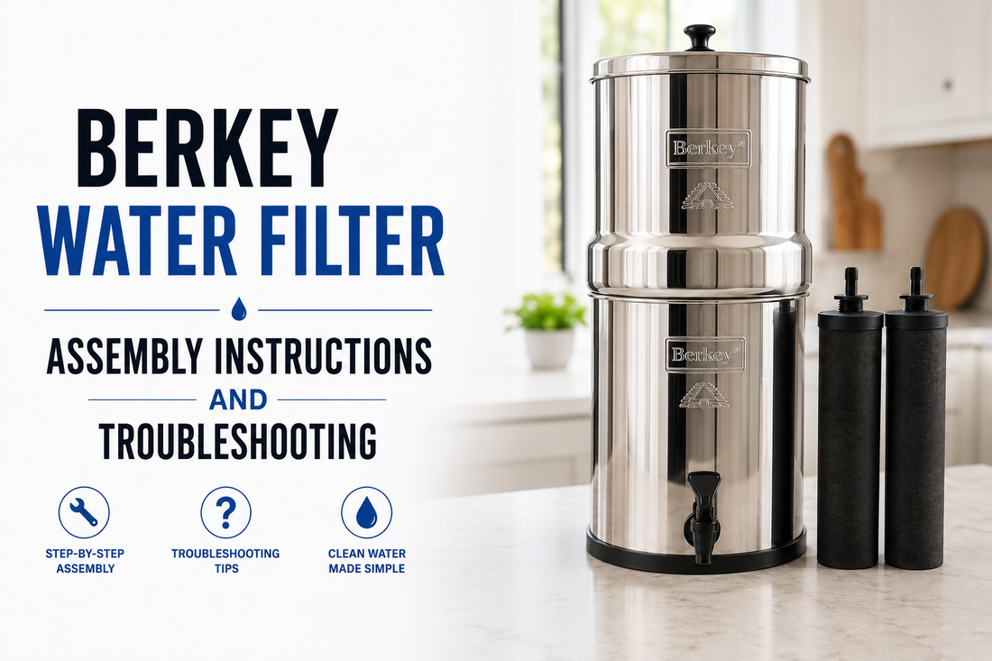 berkey water filter assembly instructions and troubleshooting