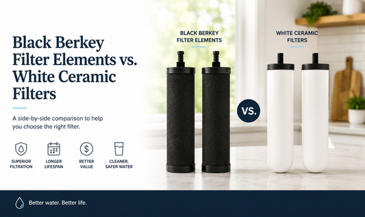 black berkey phoenix filters vs white ceramic filters