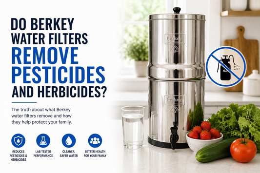 do berkey water filters remove herbicides and pesticides