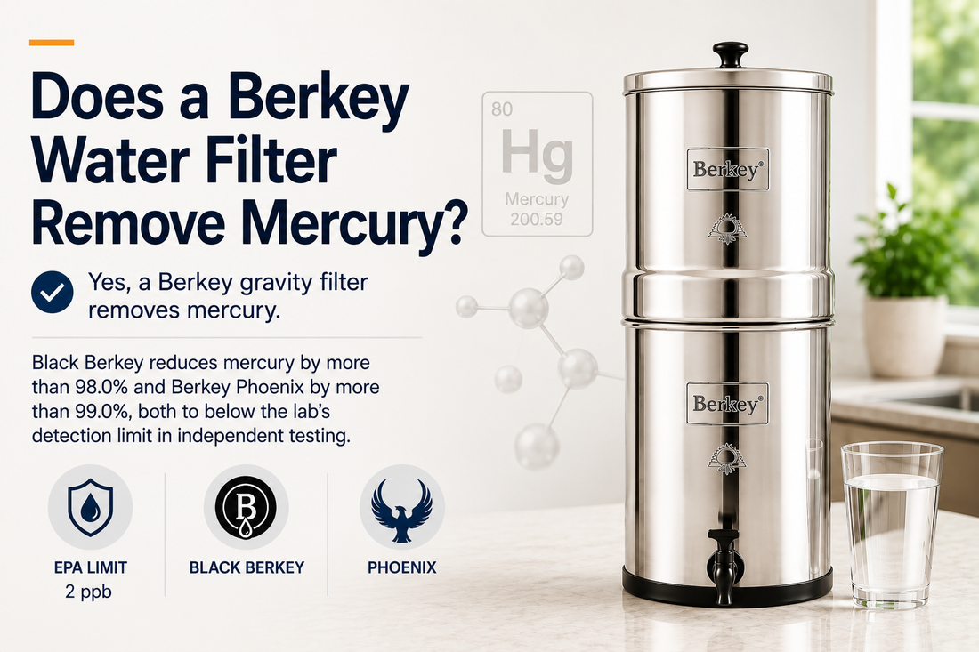does a berkey water filter remove mercury