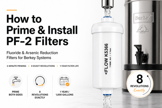 how to prime and install pf-2 filters