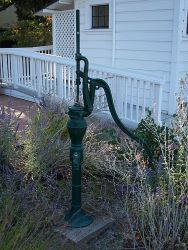 A water well cap. Since management of private wells is voluntary, water testing is an important first step to determine potential drinking water problems.