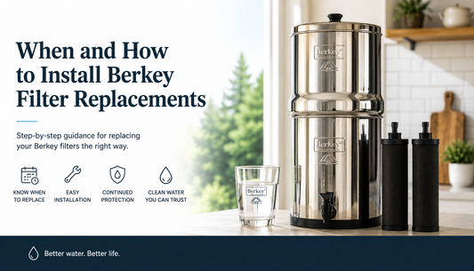 when and how to install berkey filter replacements