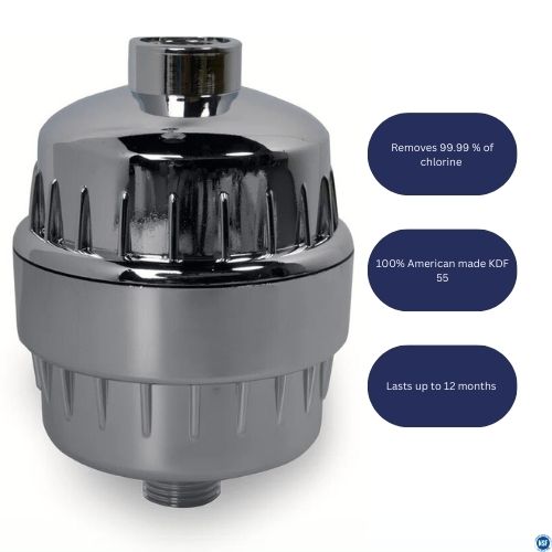 Shower Head Filter Chrome Color