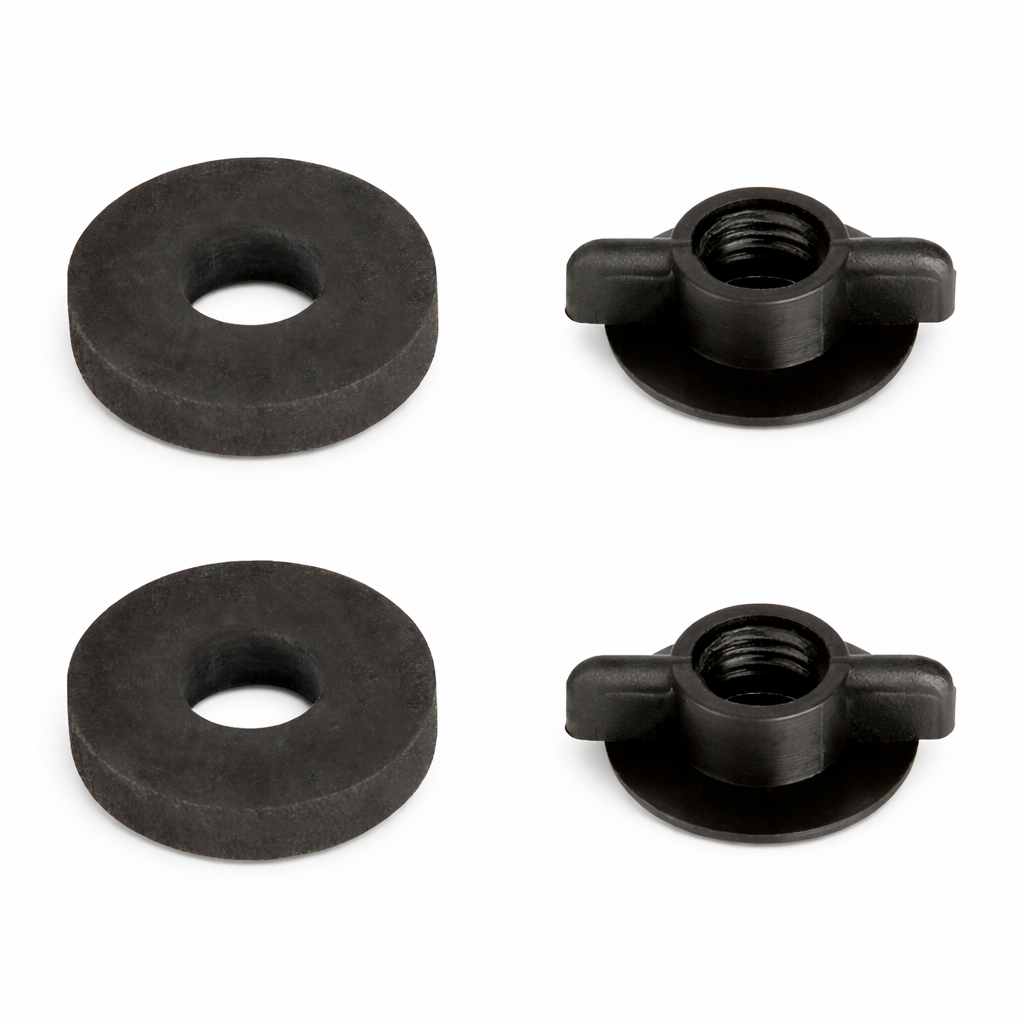 Set of 2 Washers and 2 Wingnuts for Black Berkey Filters – Big