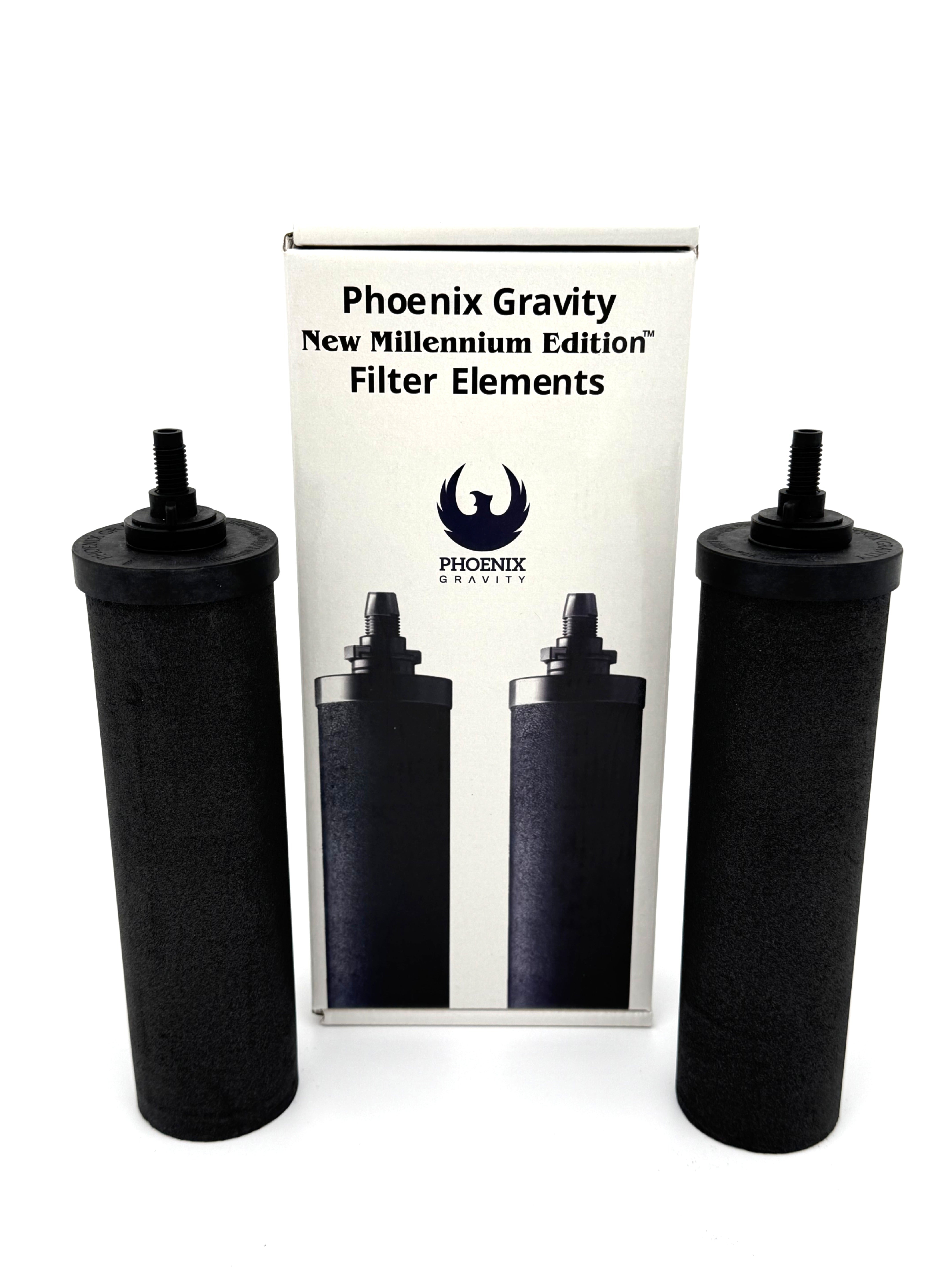 Berkey Phoenix Filter Elements and PF-2 Fluoride Filters Combo