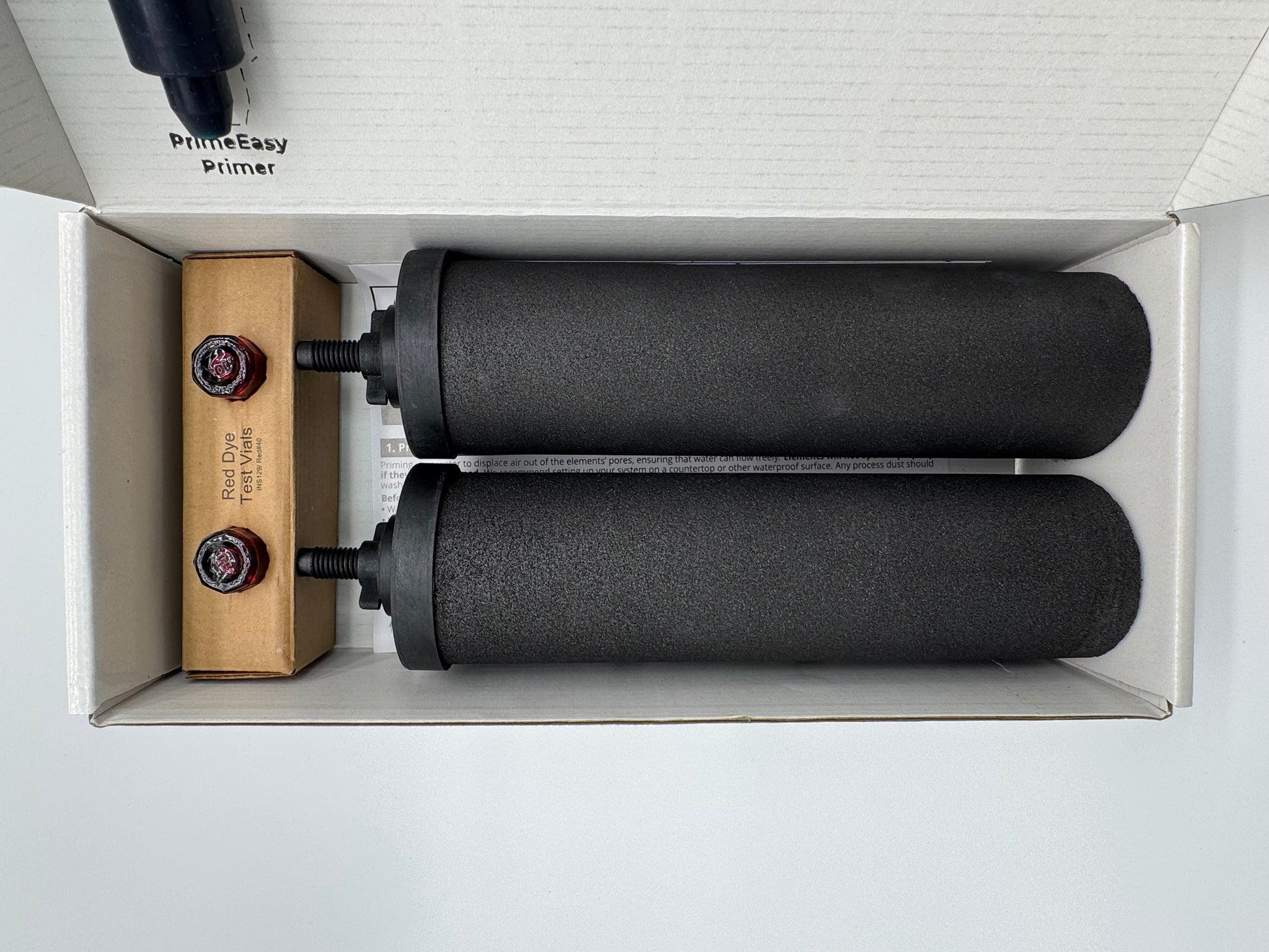 berkey phoenix filters and red food coloring