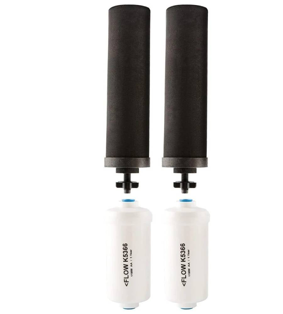 Black Berkey Element and PF-2 Filter Combo