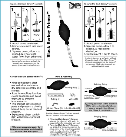 Berkey Primer Instructions