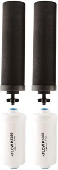 Photo of Black Berkey Element and PF-2 Filter Combo