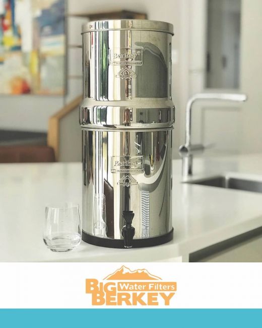 Big Berkey Non Embossed Sys W 4 9 Super Sterasyl Ceramic Filters 2.25 Gal  for sale online