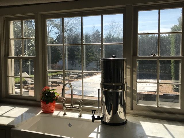 Royal in Kitchen with Add-On Sight Glass Spigot Accessory