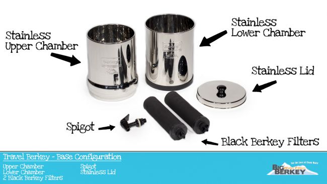 Travel Berkey Standard Base Configuration