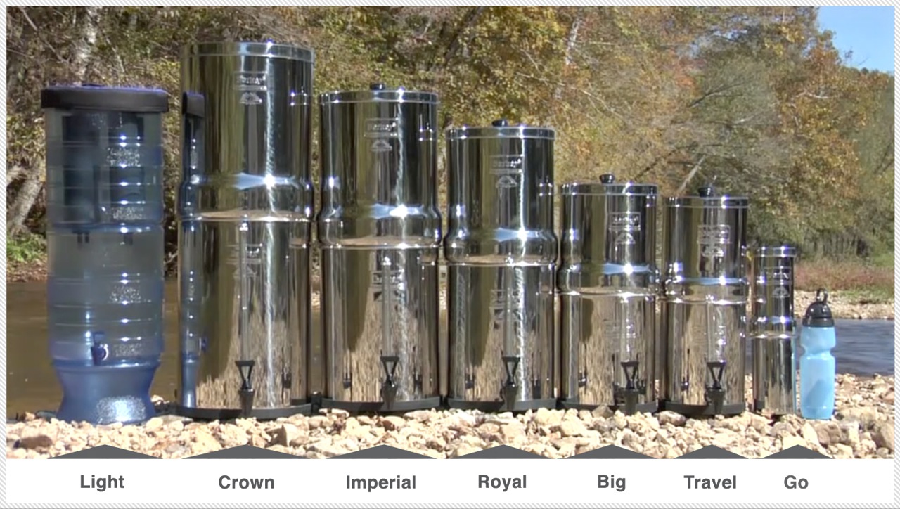 Royal Berkey® fontaine à eau 12.3 litres - 2 filtres