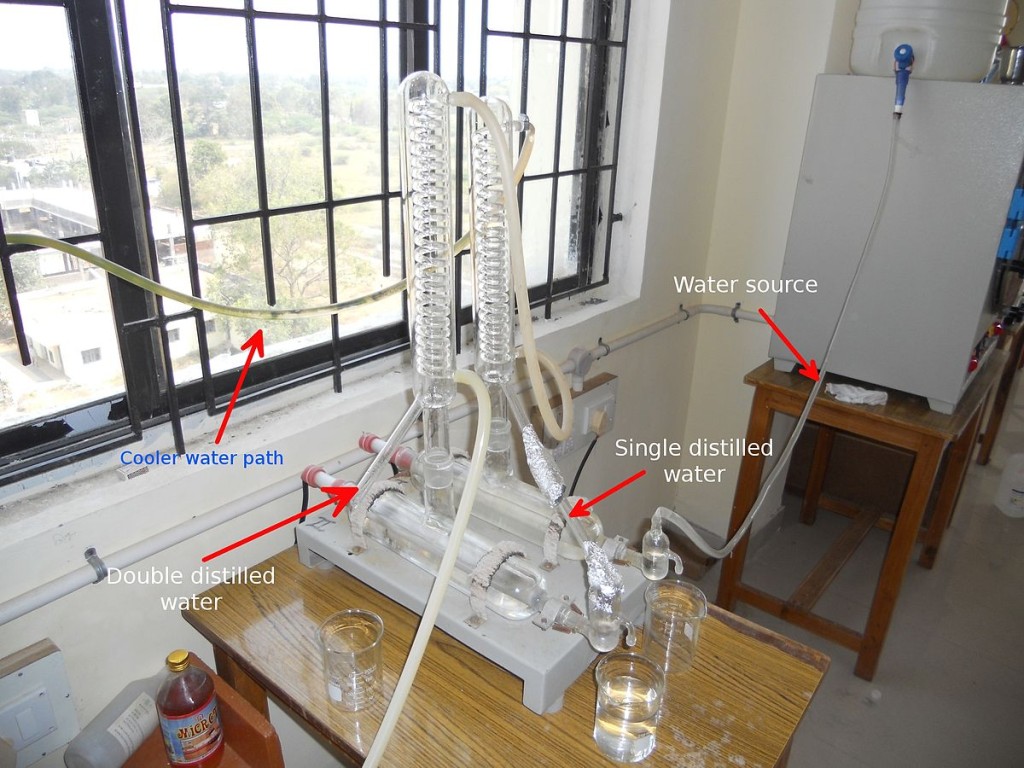 An example of double distillation - 